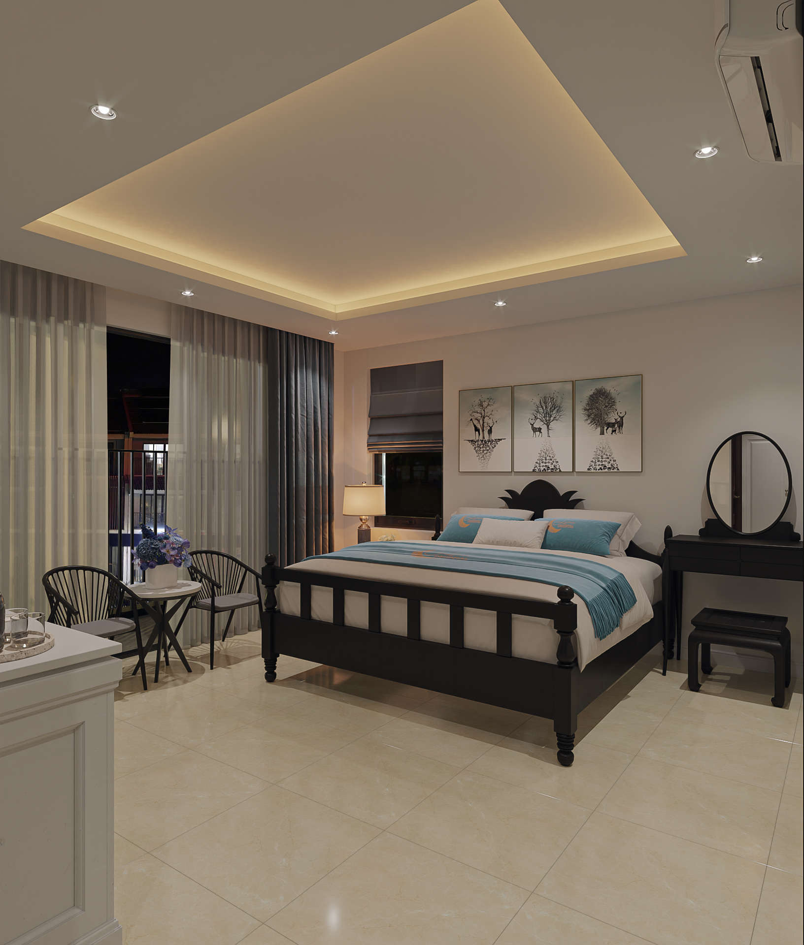 A room at Luna Oriental